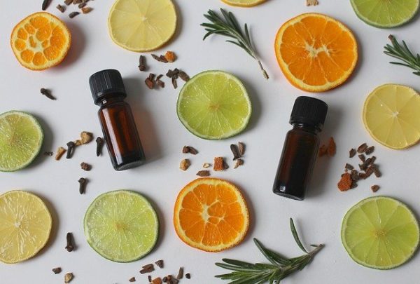 Citrus infused essential oil with lemon, lime and orange